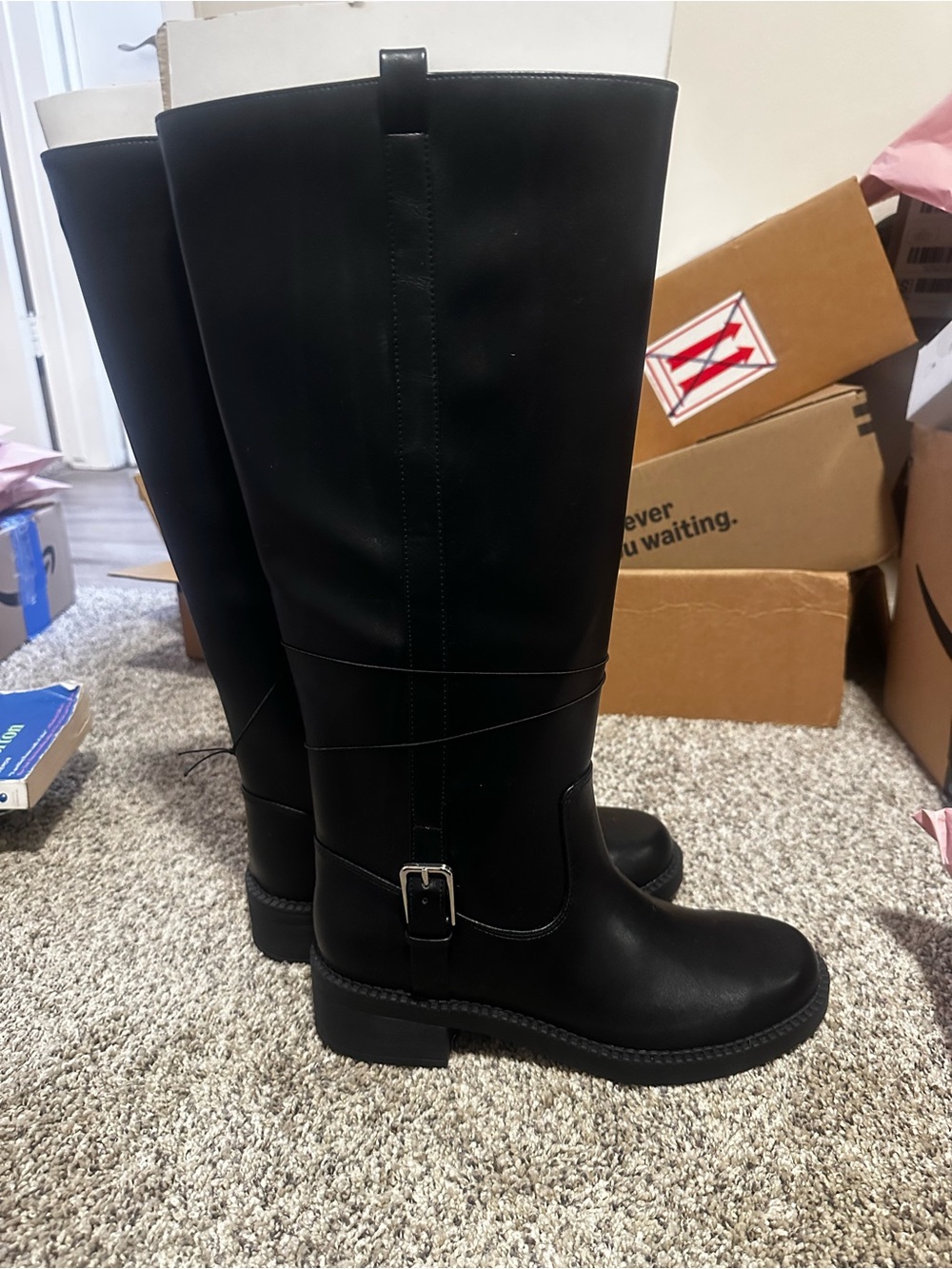A New Day - Women's Hattie Boots with Memory Foam Insole - A N Black - Picture 4 of 4